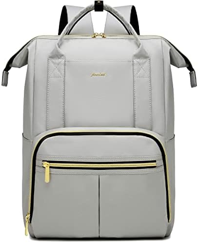 Focdod Women Laptop Backpack Work Bag: 15.6 inch with Laptop Compartment Waterproof Professional Travel Backpack Purse with USB Charger for College Teacher Nurse Business Women