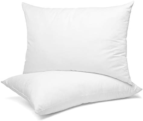 Nestl Toddler Pillow – Pack of 2 Baby Pillows for Sleeping – Organic Cotton Kids Pillow – Soft Cool Travel Kids Pillow – 13 x 18 Inches,White