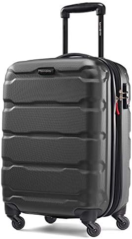 Samsonite Omni PC Hardside Expandable Luggage with Spinner Wheels, Carry-On 20-Inch, Black